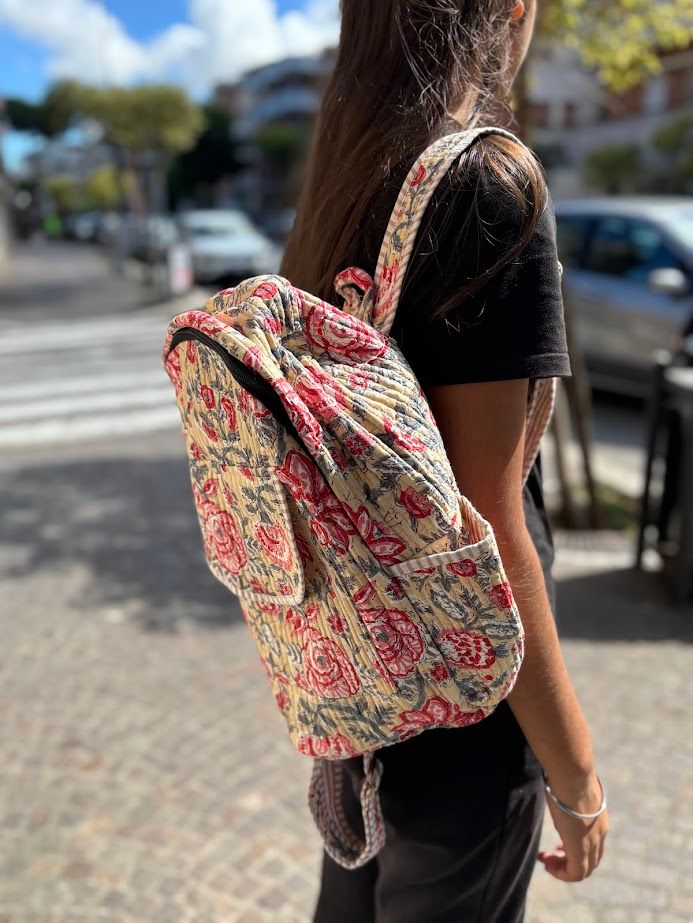 Backpack in cotton