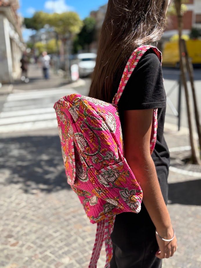 Backpack in cotton