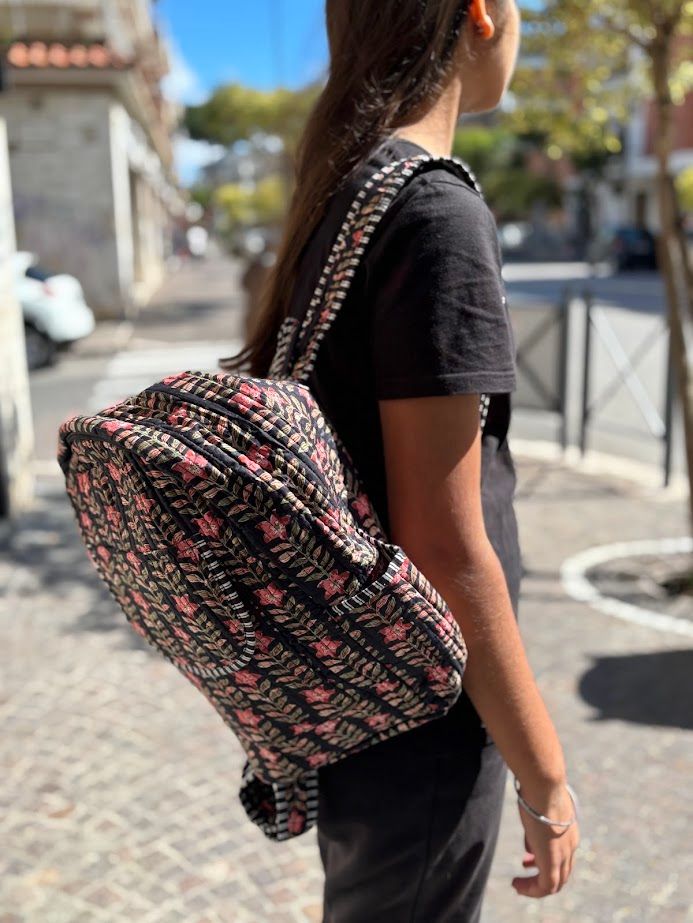 Backpack in cotton