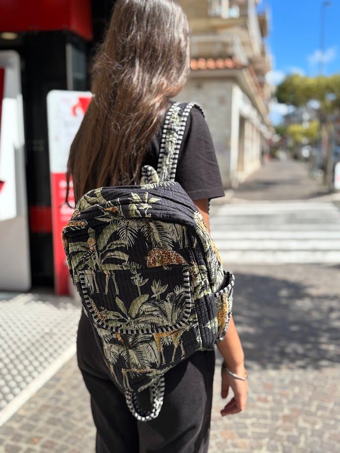 Backpack in cotton