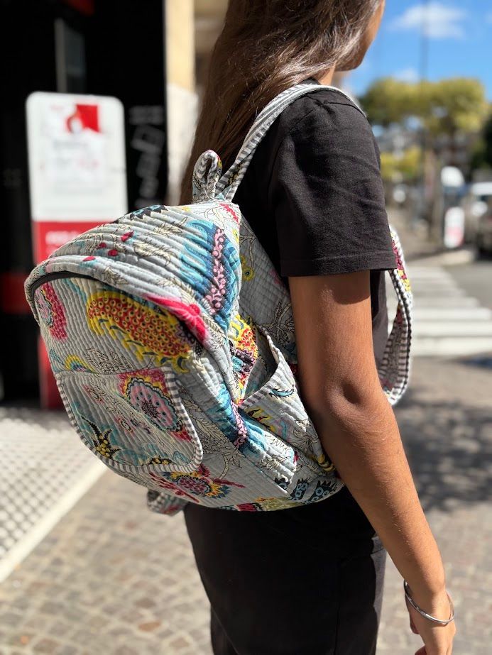 Backpack in cotton