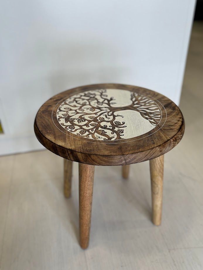 Wooden side table