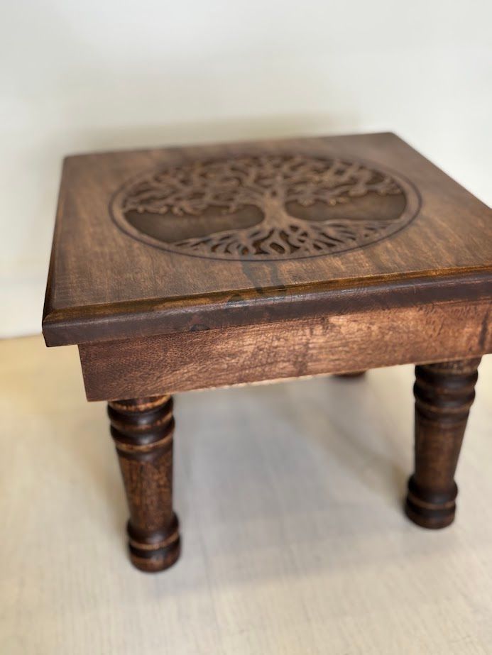 Wooden side table