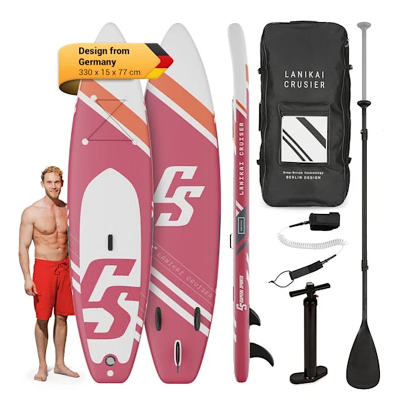 Capital Sports Sup Board Lanikai Cruiser 10&#39;8&quot; Rusty Red