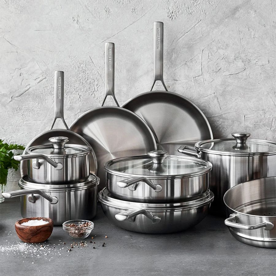 Merten &amp; Storck Potten- En Pannenset RVS 14-delig