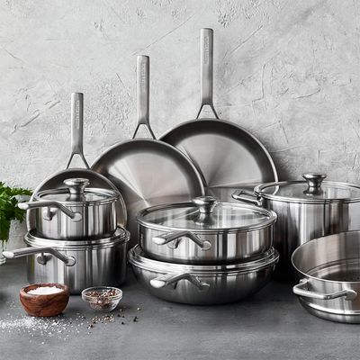 Merten &amp; Storck Potten- En Pannenset RVS 14-delig