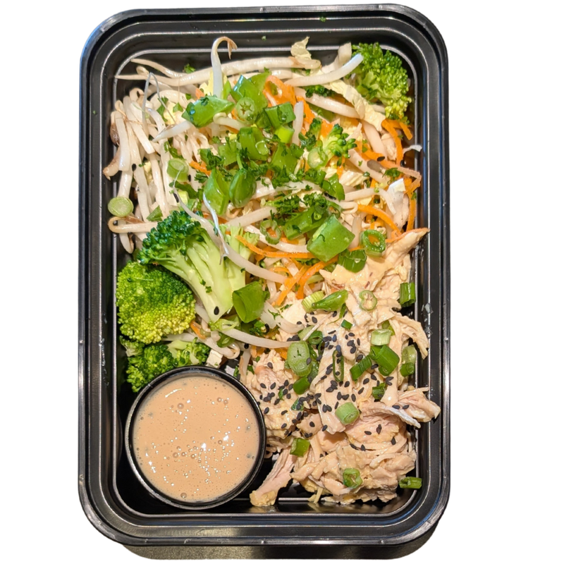 Hoisen Chicken &amp; Sprout w Sesame Ginger Drizzle