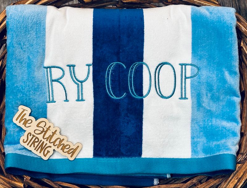 Personalized Beach Towels