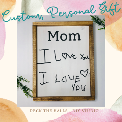 Mother's Day Custom Framed Sign