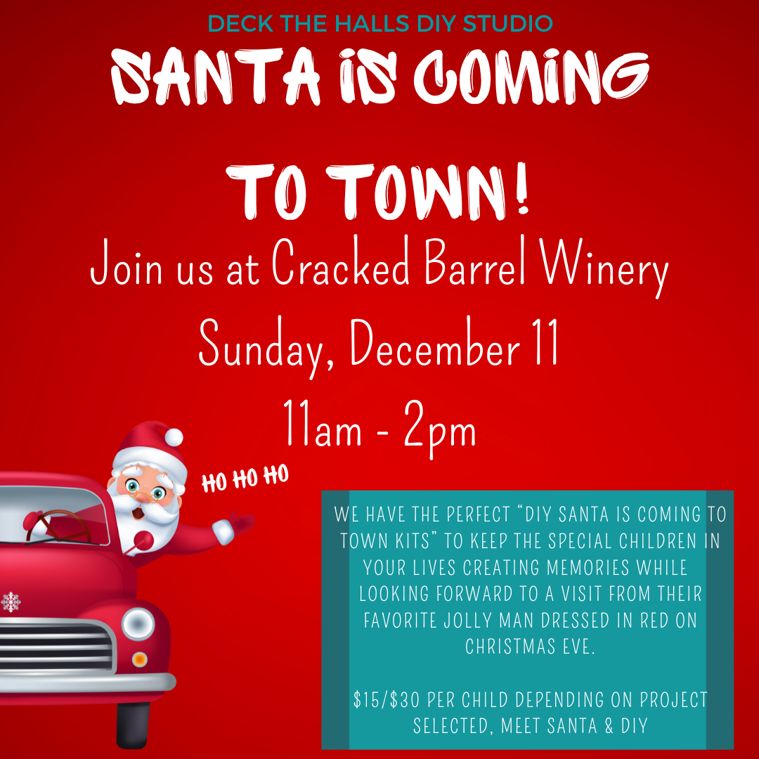 Santa is Coming to DIY with us at CBW