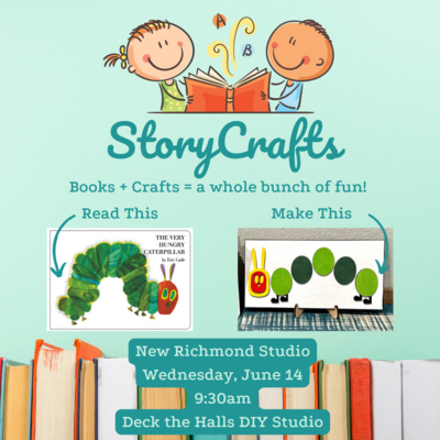 Stanley StoryCrafts -  Very Hungry Caterpillar June 12, 10:30am