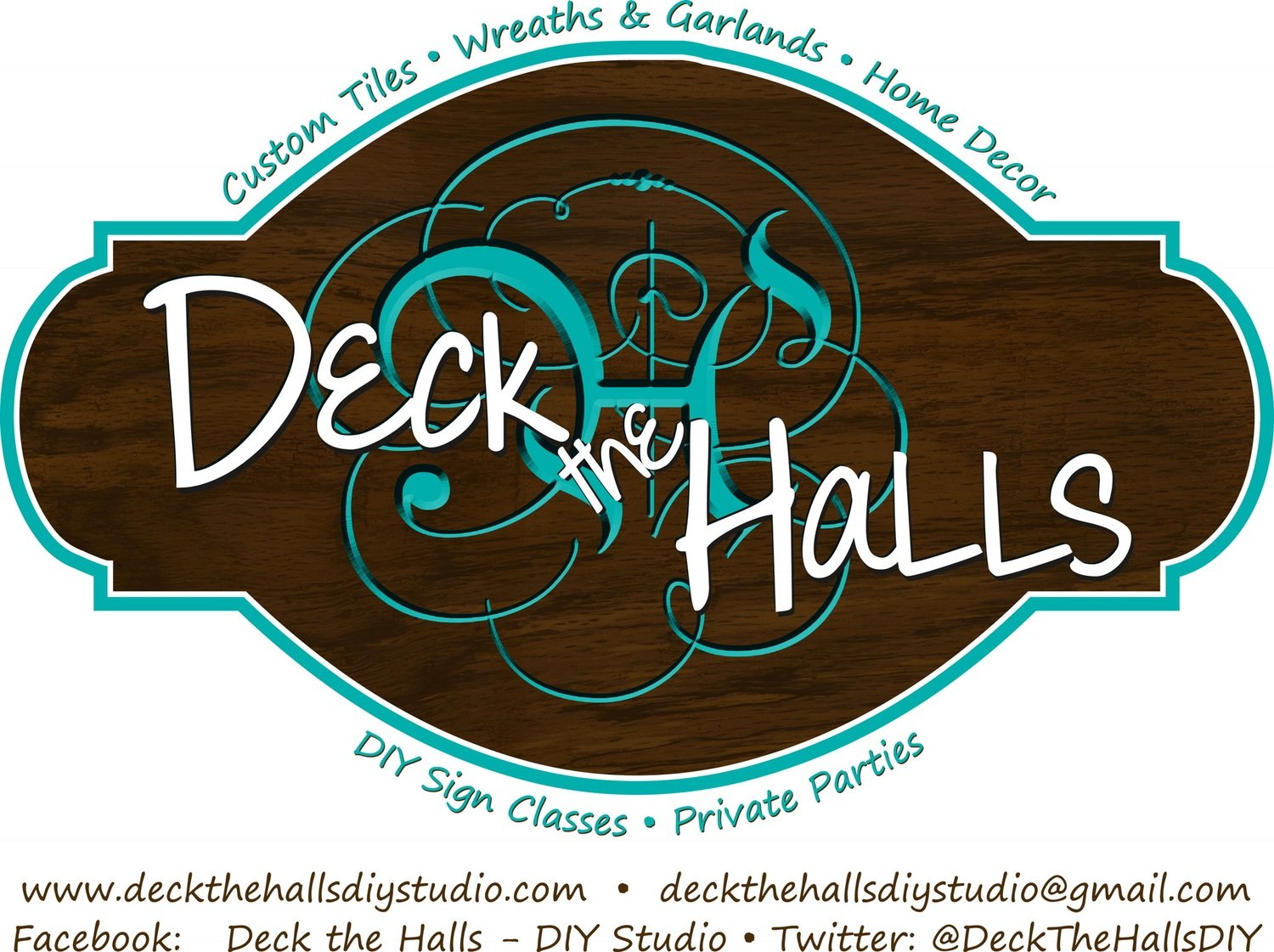 Sign Created by the Deck the Halls Staff