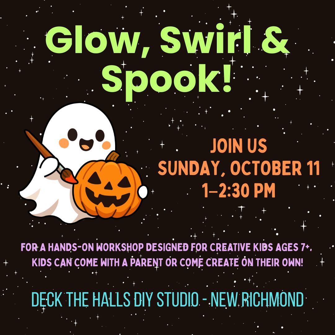 Glow, Swirl &amp; Spook! Creative Kids Workshop