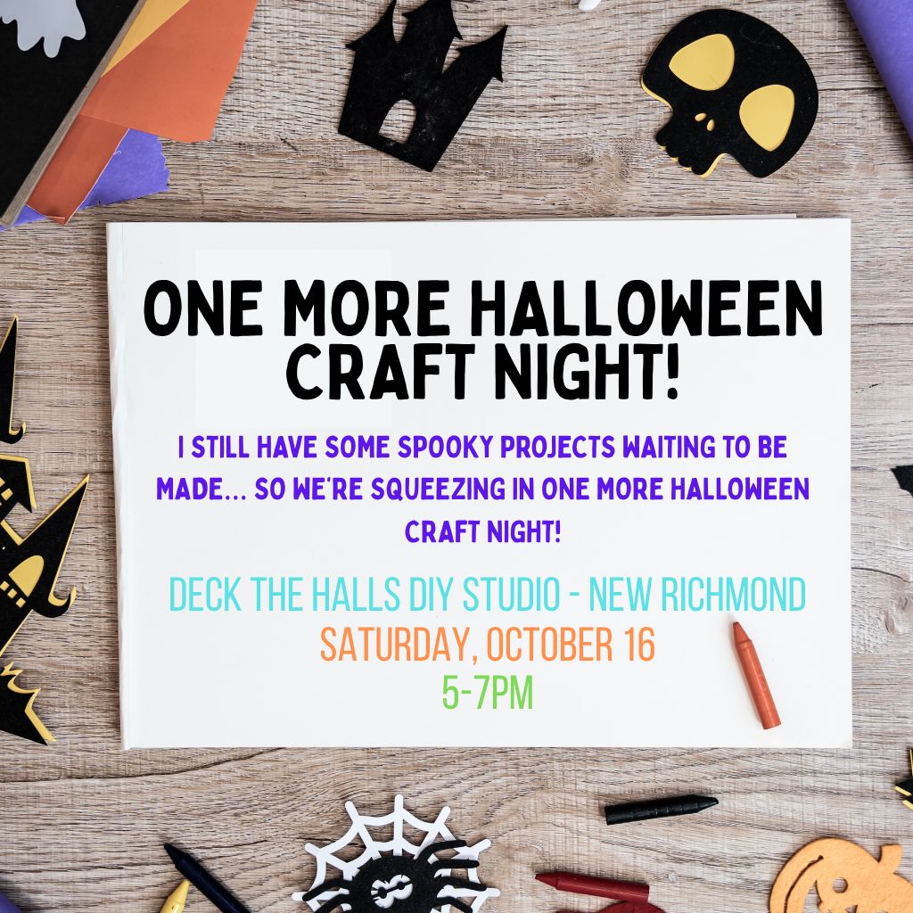 One More Halloween Craft Night!