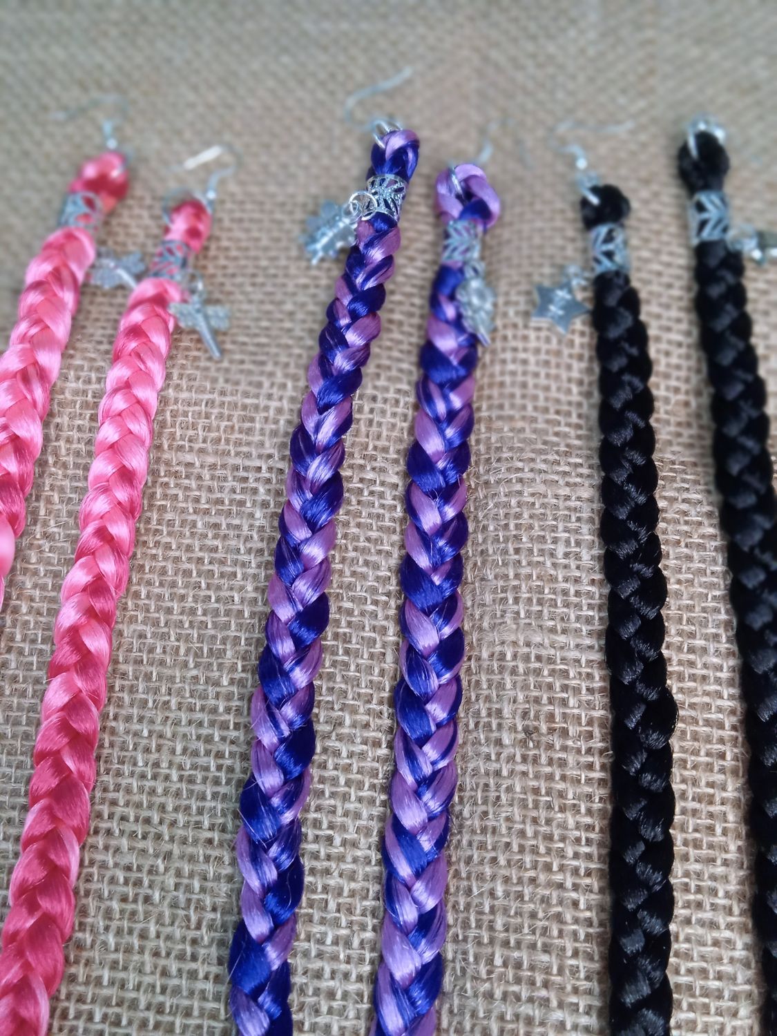 Pendientes Largos de Trenzas