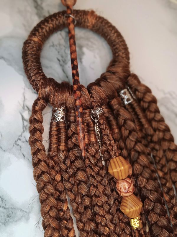 Coletero con Trenzas y Extensiones