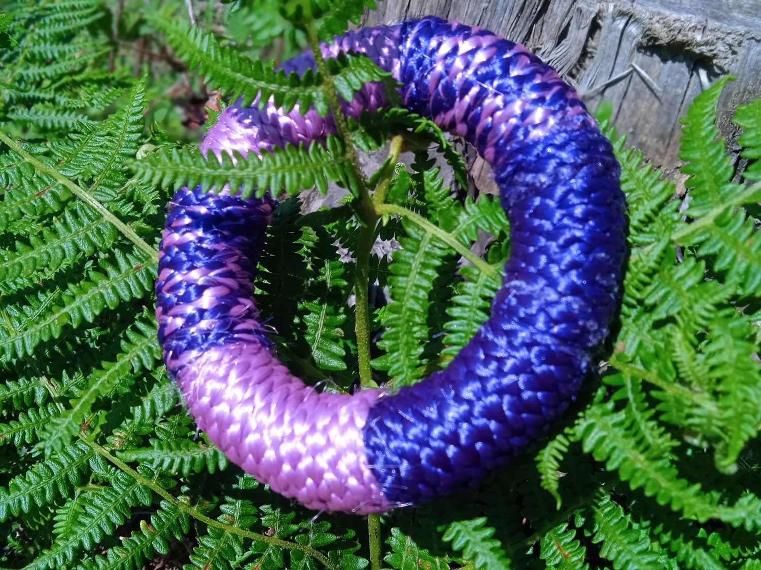 Pasador con Horquilla Violeta y Lavanda