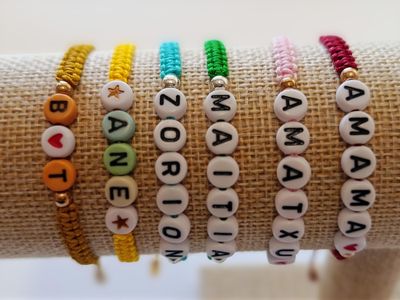 Pulseras de la Amistad en Macramé - Regalo Personalizados