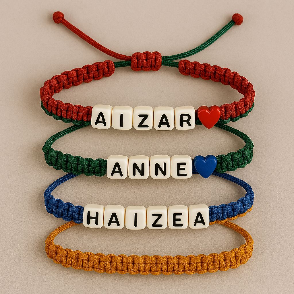 Pulsera Izena - Cada nombre o palabra cuenta