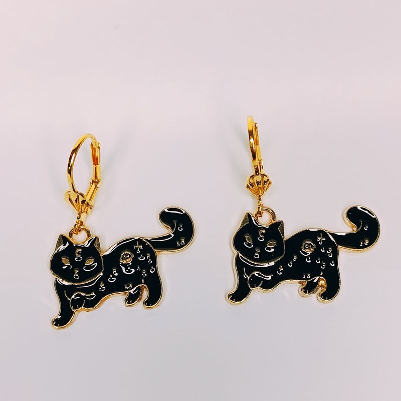 Pendientes de Gatos - Misterio Felino Halloween