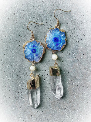 Solar Quartz Earrings