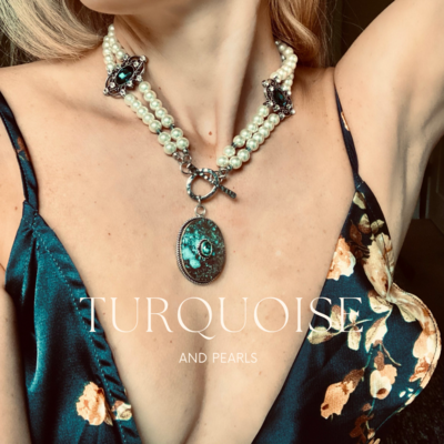 when turquoise meets pearls…
