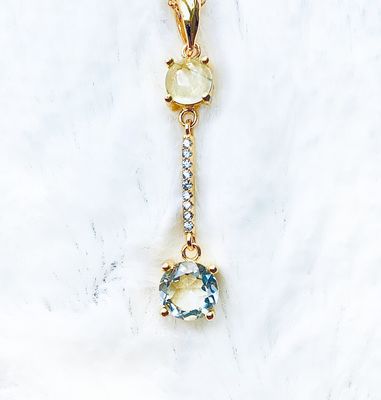 Gold Amethyst Prehnite