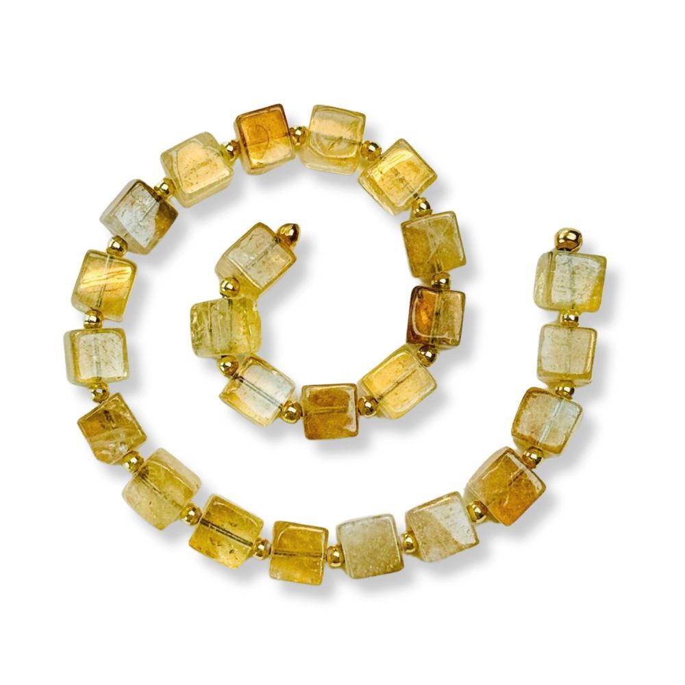 Citrine  Fibonacci Spiral | Wealth &amp; Success
