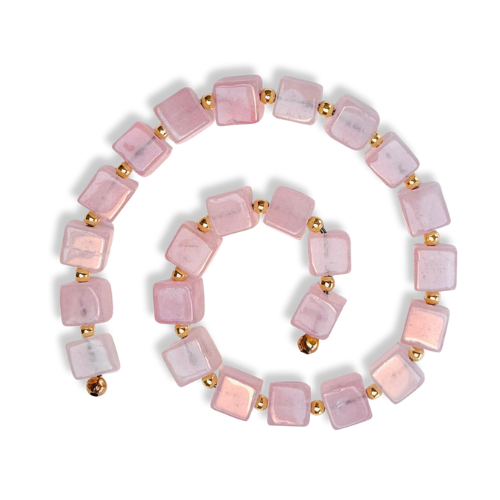 Rose Quartz Fibonacci Spiral | Love &amp; Harmony