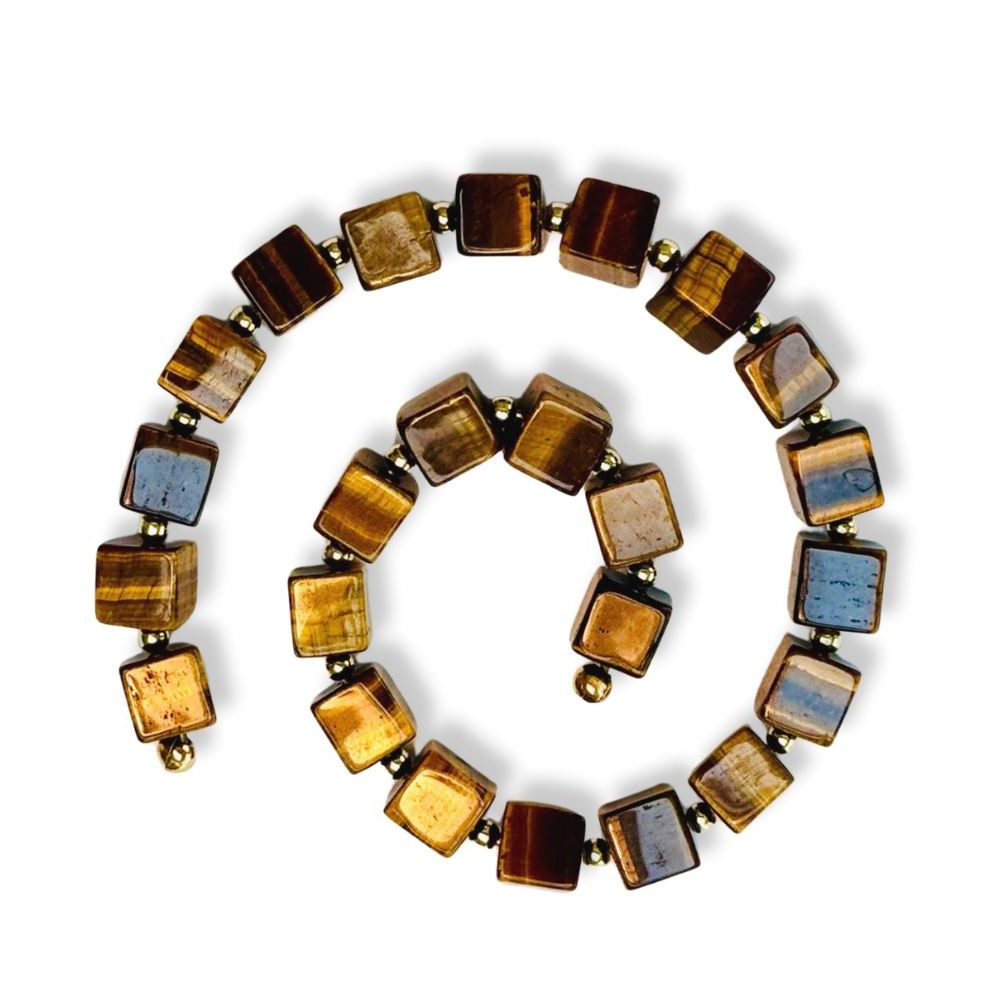 Test - Tiger Eye Fibonacci Spiral | Focus &amp; Strength
