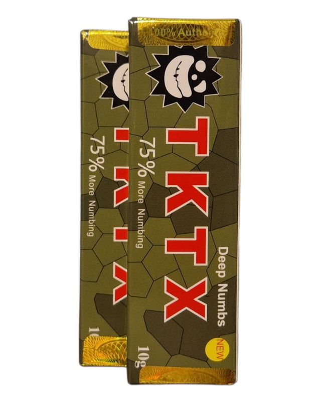2 Pcs Green TKTX Numbing Cream | For Deep Relief | 75% More Numbing | Tattoo | Piercing | Microbalding