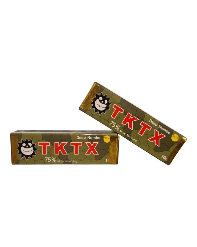 2 Pcs Green TKTX Numbing Cream | For Deep Relief | 75% More Numbing | Tattoo | Piercing | Microbalding