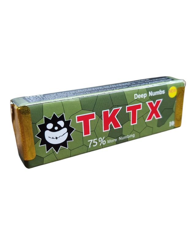1 Pc Green TKTX Numbing Cream | For Deep Relief | 75% More Numbing | Tattoo | Piercing | Microbalding