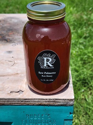 Quart Jar- Saw Palmetto Honey