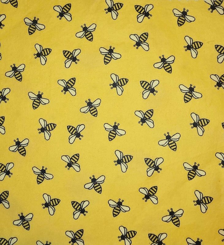 Small Clingwrap- Yellow Bees