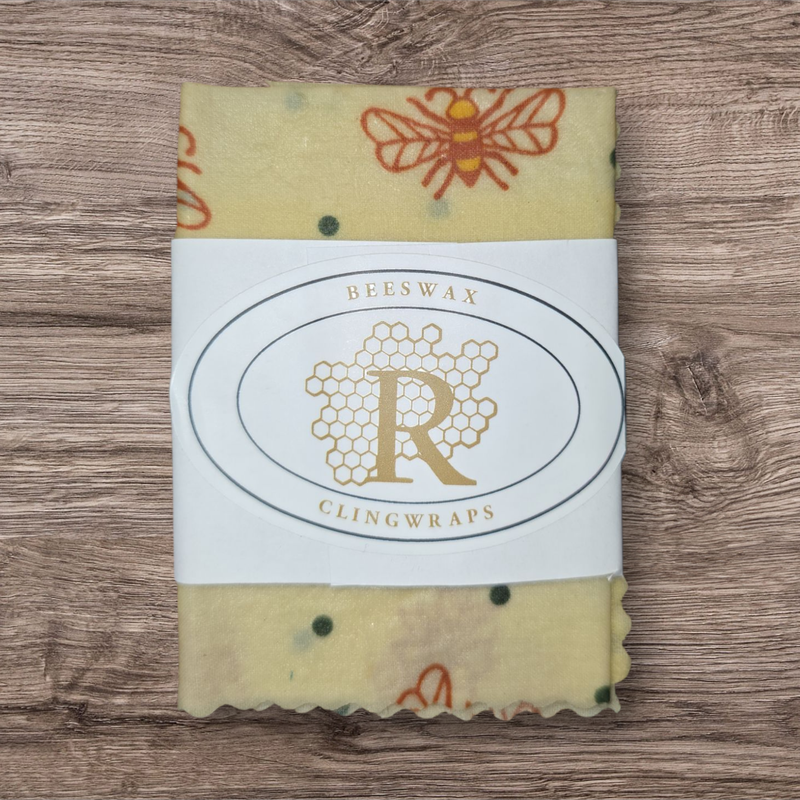Small Clingwrap- Neutral Bees