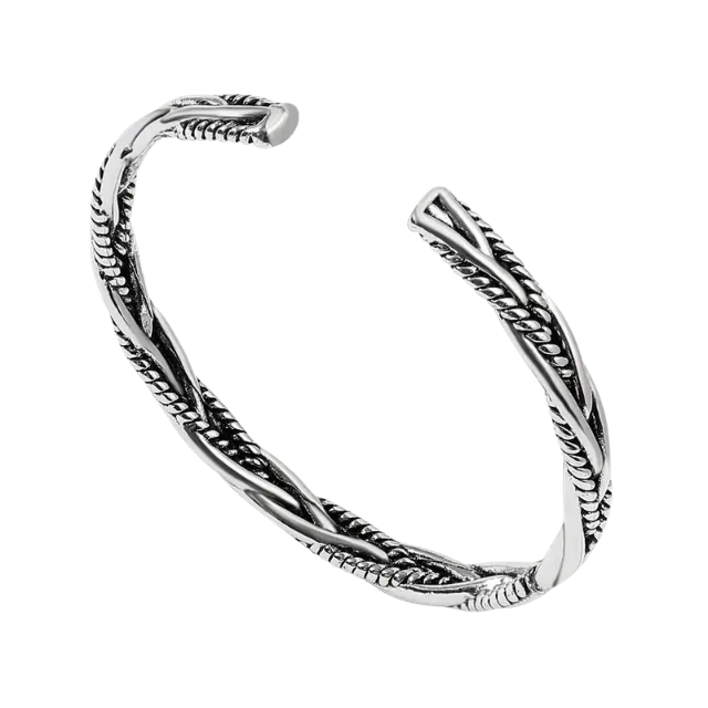 Braided Alloy Bracelet