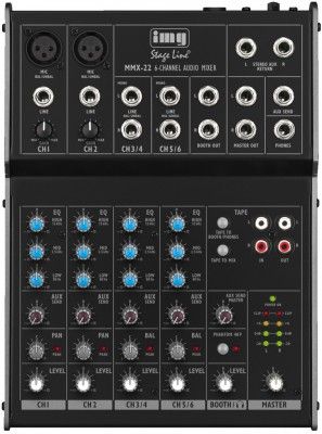 Mikser audio 4-kanałowy MMX-22