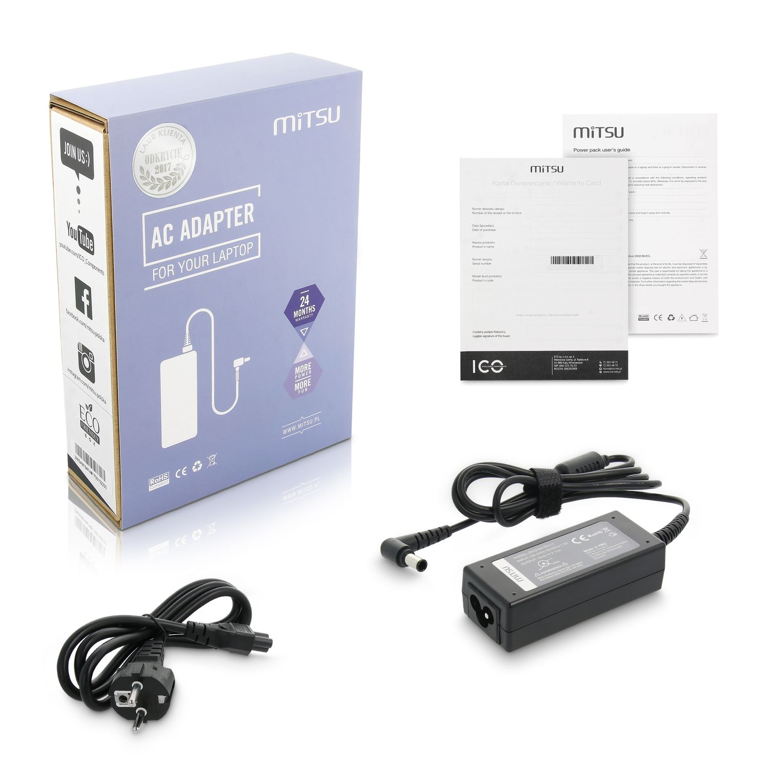 Zasilacz Sony 19.5V 2.15A (6.5x4.4 pin)