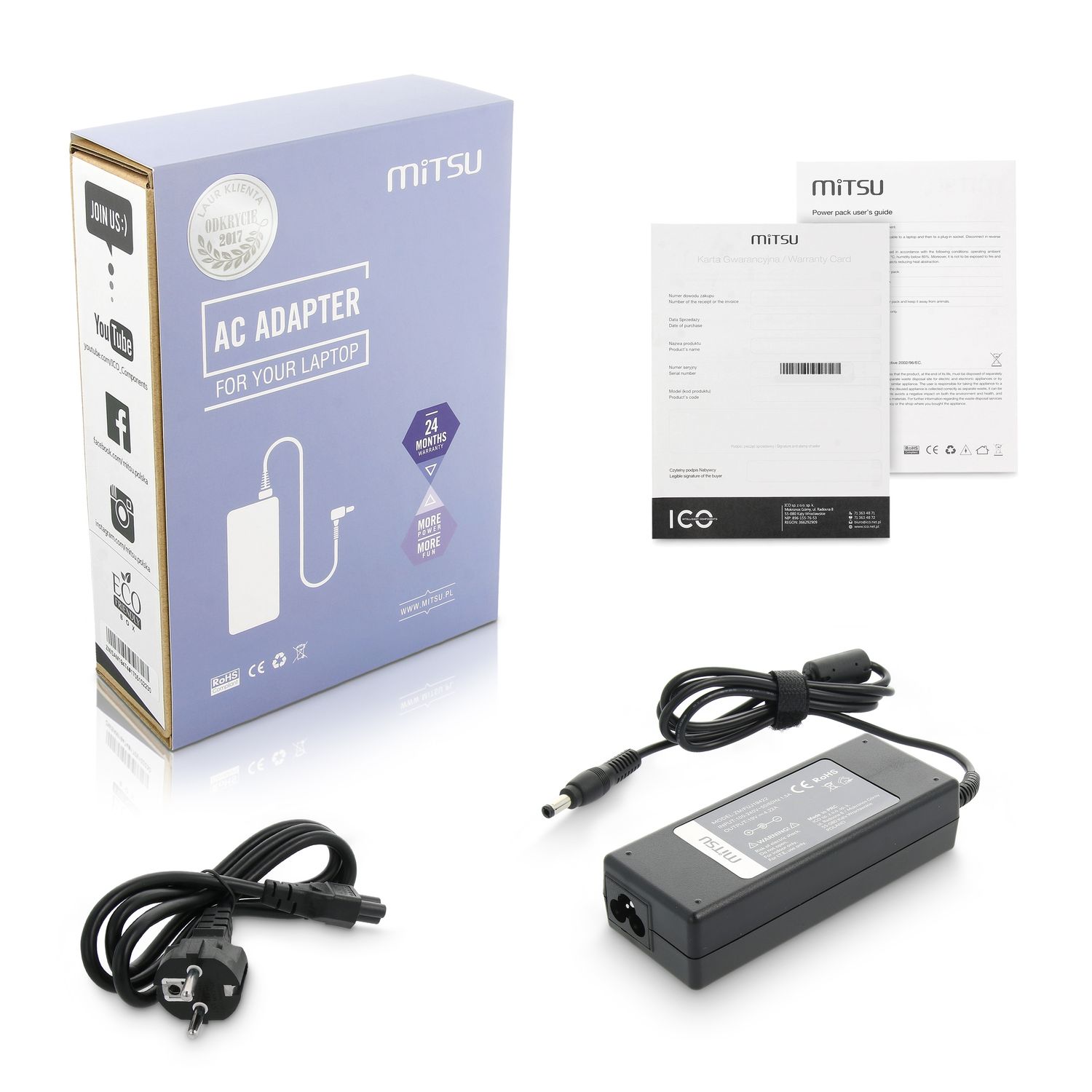Zasilacz Fujitsu 19V 4.22A (5.5x2.5)