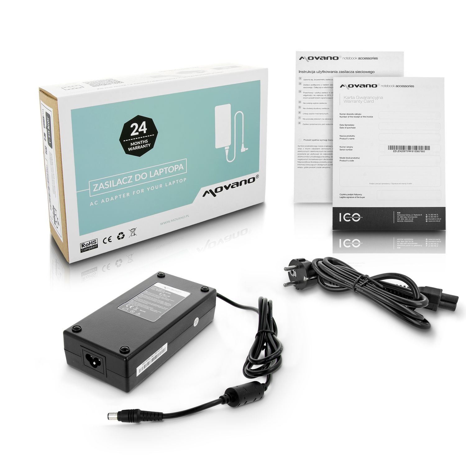 Zasilacz Lenovo 19.5V 7.7A (6.3x3.0)