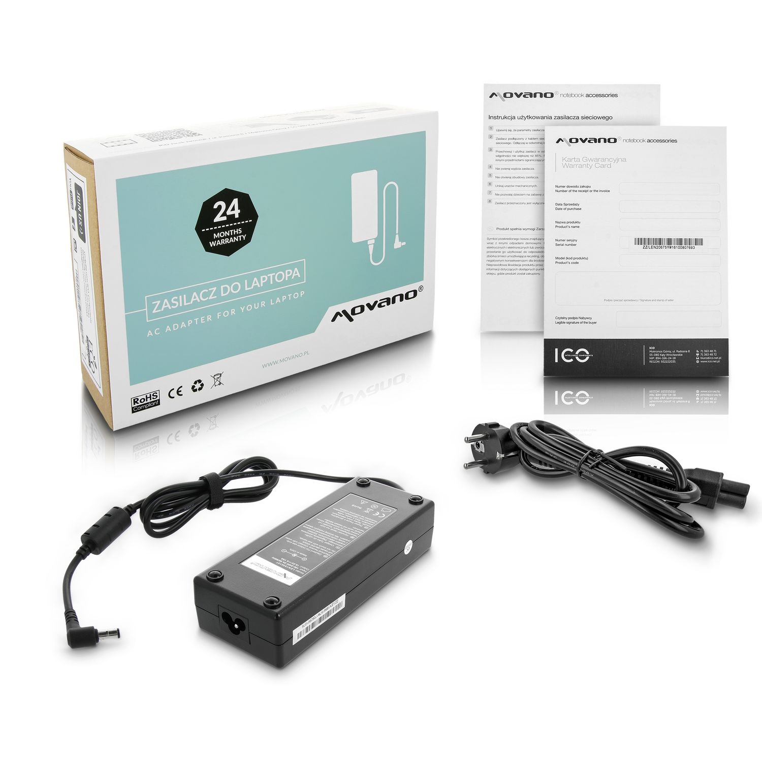 Zasilacz Lenovo 19.5V 6.15A (6.3x3.0)