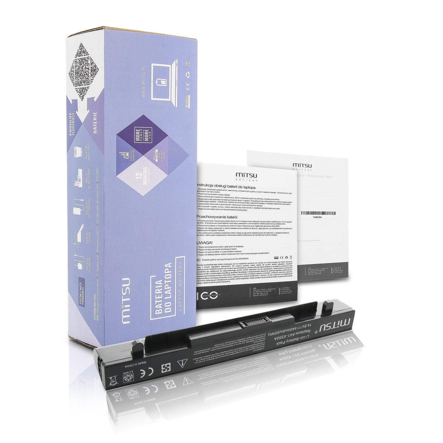 Bateria Asus X550, A450, F450, K550 (4400 mAh)