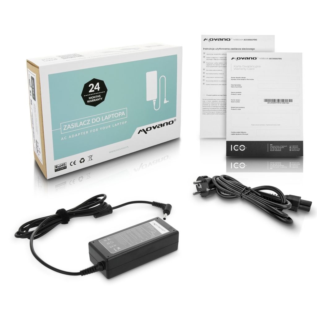 Zasilacz Asus 19V 3.42A (3.0x4.5)