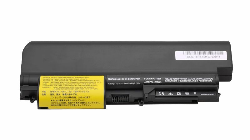 Bateria  IBM 14&quot; T61, R61 (6600mAh)