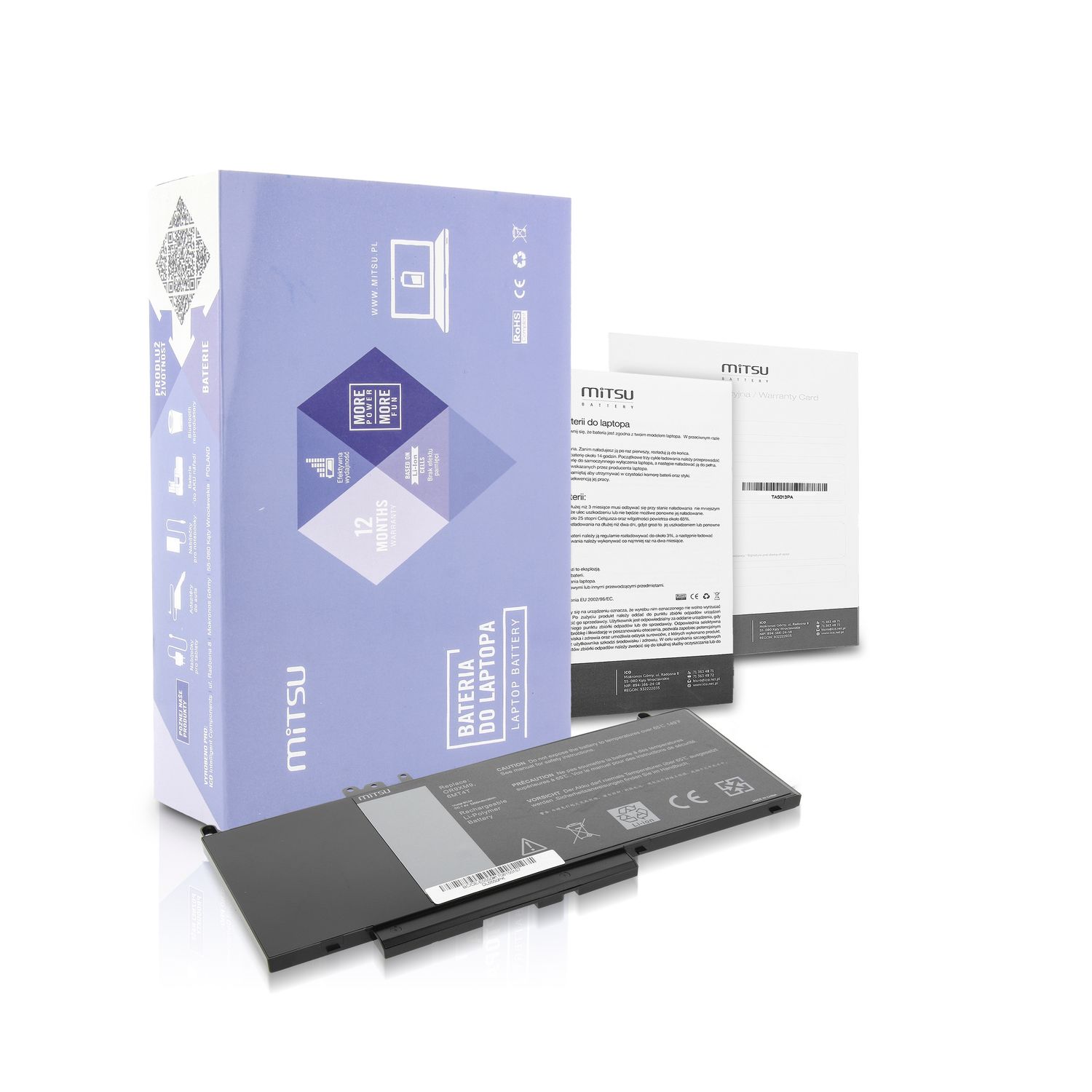 Bateria  Dell Latitude E5450, E5550