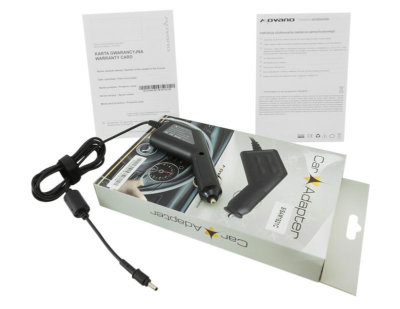 Zasilacz samochodowy 19V 2.1A (1.1x3.0) - Samsung