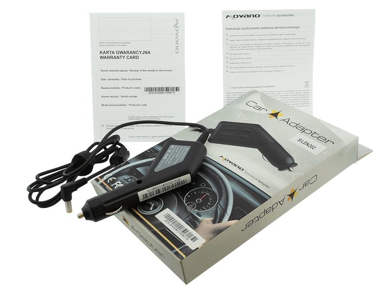 Zasilacz samochodowy 20V 2A (5.5x2.5) - Lenovo