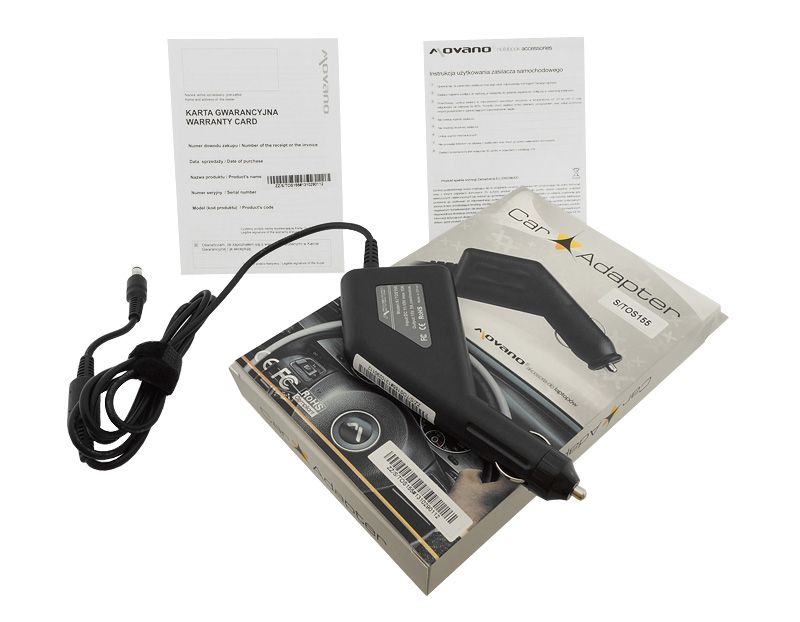 Zasilacz samochodowy Toshiba 15V 5A (3.0x6.3)