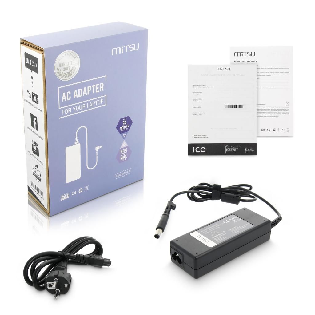 Zasilacz HP, Compaq 19V 4.74A (7.4x5.0 pin)